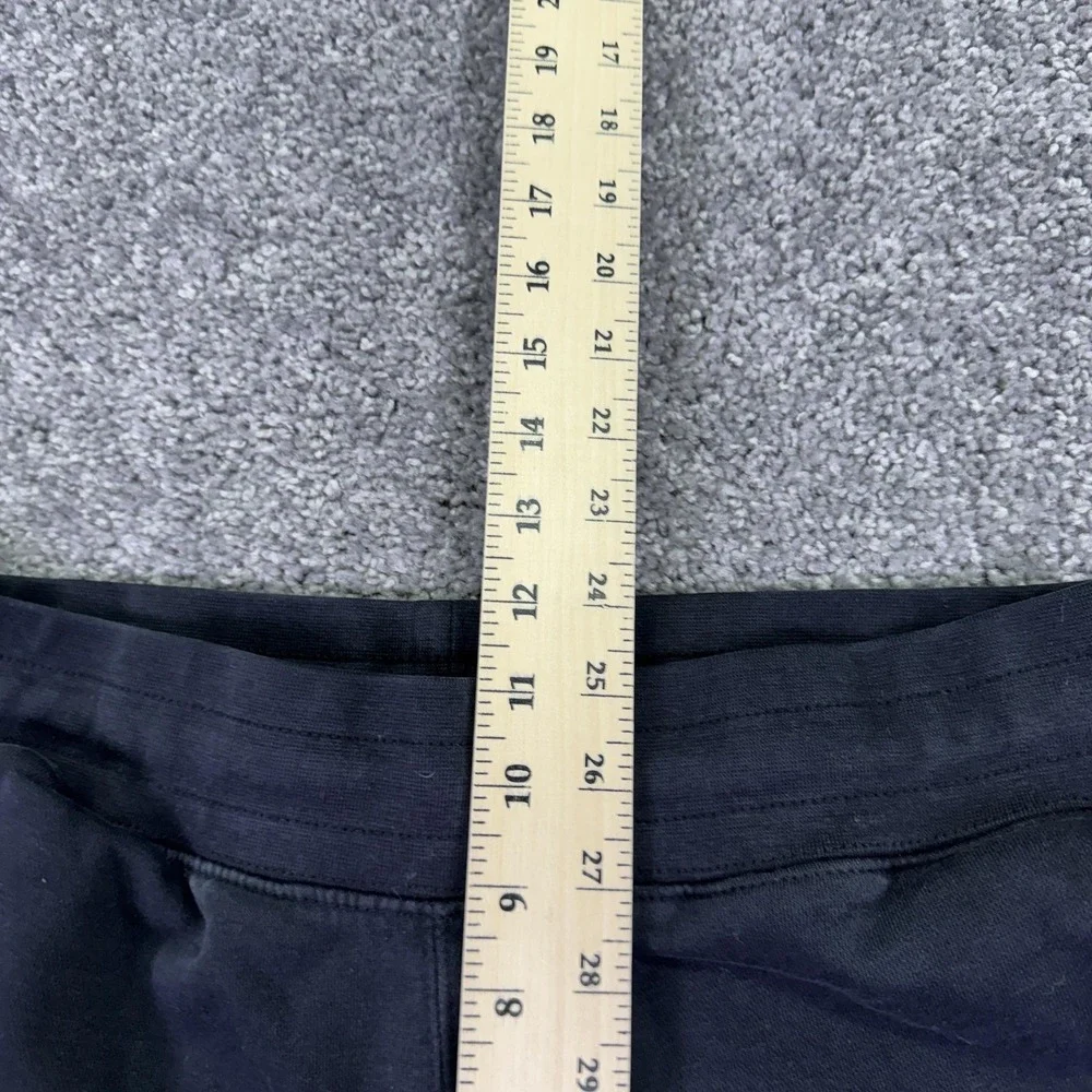 Champion Jogger Pants Mens Small Black Fleece Elastic Waist Pockets Logo